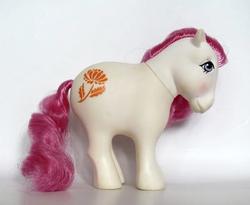 Size: 640x524 | Tagged: safe, november chrysanthemum, g1, birthflower ponies, blushing, irl, photo, toy