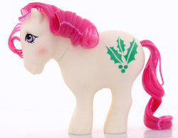 Size: 843x655 | Tagged: safe, december holly, g1, birthflower ponies, blushing, irl, photo, toy