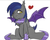 Size: 923x731 | Tagged: safe, artist:tiarawhy, oc, oc only, oc:midnight blossom, bat pony, pony, solo