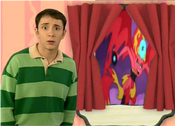 Size: 378x272 | Tagged: safe, sunset shimmer, human, equestria girls, g4, my little pony equestria girls, blue's clues, childhood ruined, clothes, funny, green shirt, irl, irl human, parody, photo, shirt, steve (blue's clues), steve burns, striped shirt, sunset satan, this will end in death, this will end in tears, this will end in tears and/or death