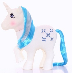 Size: 365x371 | Tagged: safe, majesty, unicorn, g1, blushing, female, horn, irl, photo, toy