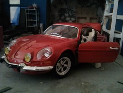 Size: 1275x960 | Tagged: safe, wild fire, g4, car, female, garage, irl, photo, renault, renault alpine a110, toy