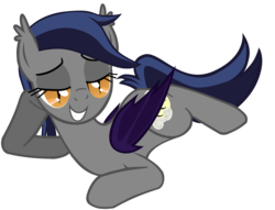 Size: 5000x3824 | Tagged: safe, artist:zee66, oc, oc only, oc:echo, bat pony, pony, g4, bedroom eyes, looking at you, simple background, solo, transparent background, vector
