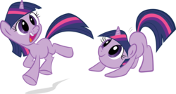 Size: 5468x2920 | Tagged: safe, artist:quanno3, artist:sibsy, twilight sparkle, pony, unicorn, g4, female, filly, filly twilight sparkle, high res, simple background, solo, transparent background, unicorn twilight, vector, younger
