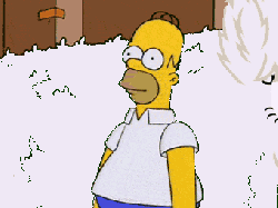 Size: 340x255 | Tagged: safe, artist:limeylassen, oc, oc only, oc:fluffle puff, absorption, animated, homer simpson, homer simpson backs into bushes, male, ponies eating humans, reaction image, the simpsons, wat