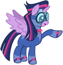 Size: 5833x6000 | Tagged: safe, artist:masem, twilight sparkle, alicorn, pony, g4, season 4, absurd resolution, clothes, costume, female, goggles, mare, masked matter-horn costume, power ponies, power rangers, simple background, solo, speculation, spread wings, transparent background, twilight sparkle (alicorn), vector, wings
