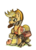 Size: 530x737 | Tagged: safe, artist:uglyapple, applejack, earth pony, pony, g4, apple, crossover, cute, engineer, engineer (tf2), female, mare, mouth hold, simple background, solo, team fortress 2, transparent background, turret, wrench