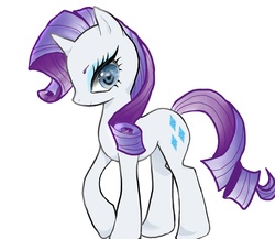Size: 2990x2600 | Tagged: safe, rarity, pony, unicorn, g4, female, looking at you, mare, simple background, solo, white background