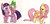 Size: 800x378 | Tagged: safe, artist:kicsterash, fluttershy, spike, twilight sparkle, g4, paper