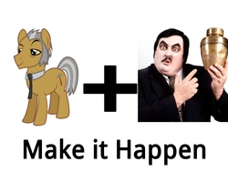 Size: 5000x4000 | Tagged: safe, artist:firestorm-can, igneous rock pie, g4, exploitable meme, make it happen, meme, paul bearer, wwe