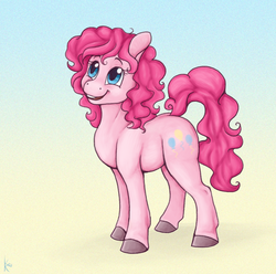 Size: 1102x1094 | Tagged: safe, artist:klumpeh, pinkie pie, g4, female, solo