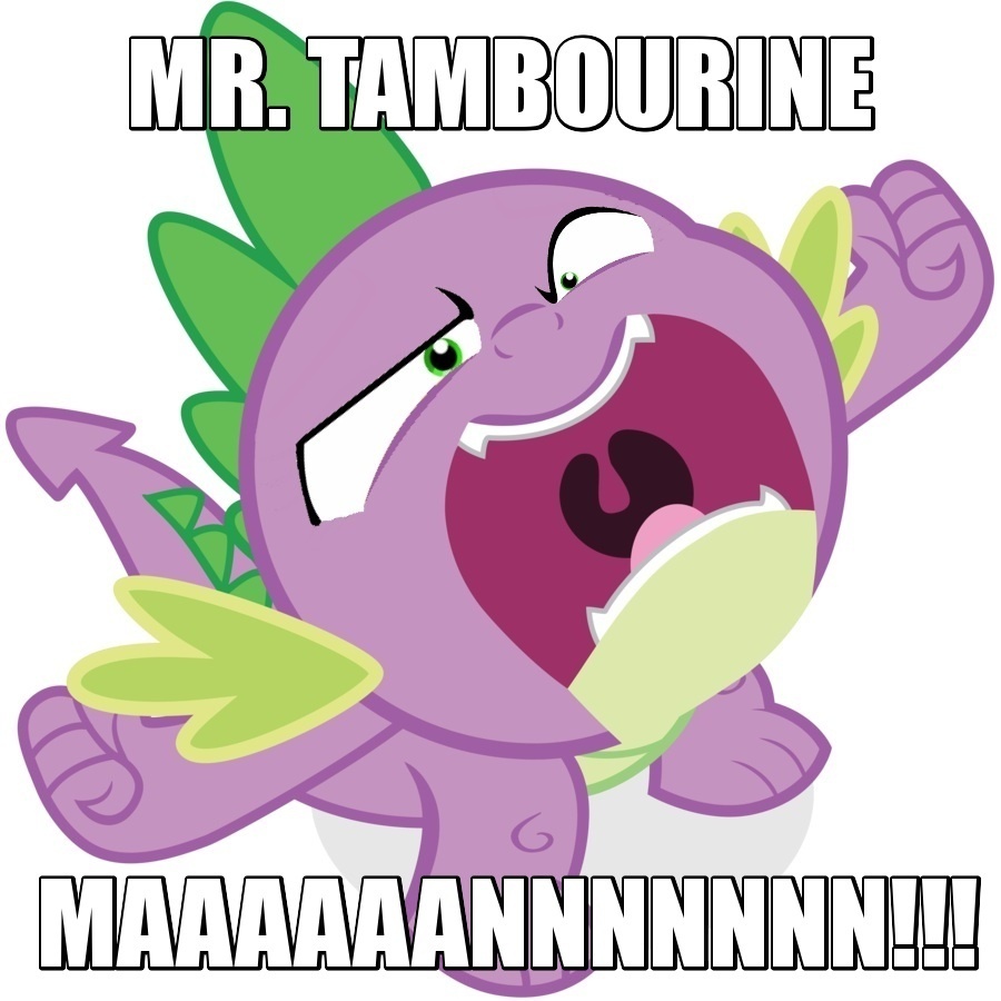 381529 safe, edit, spike, image macro, male, mr tambourine man