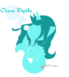 Size: 668x750 | Tagged: safe, artist:n30n-h34rts, oc, oc only, pony, sea pony, female, mare, solo