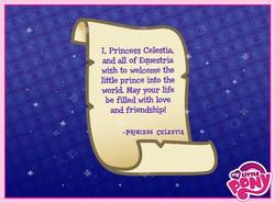 Size: 628x465 | Tagged: safe, princess celestia, g4, royal gossip, scroll, text