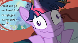 Size: 1020x567 | Tagged: safe, screencap, twilight sparkle, g4, lesson zero, faic, female, insane pony thread, rampage, solo, tumblr, twilight snapple