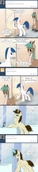 Size: 640x2846 | Tagged: safe, artist:sevireth, oc, oc only, oc:bright spark, oc:fafaeli, oc:roboshi, deer, earth pony, pony, unicorn, crufavers, rule 63, tumblr