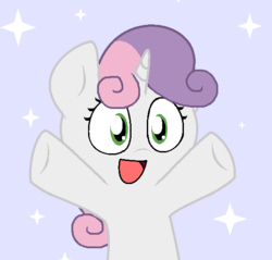 Size: 580x554 | Tagged: safe, artist:pupster0071, sweetie belle, g4, female, nya, solo