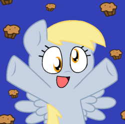 Size: 560x553 | Tagged: safe, artist:pupster0071, derpy hooves, pegasus, pony, g4, female, mare, nya, solo