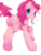 Size: 1000x1300 | Tagged: dead source, safe, artist:cassettecreams, pinkie pie, earth pony, pony, g4, butt, cute, diapinkes, female, hat, looking at you, looking back, looking back at you, mouth hold, party hat, party horn, plot, simple background, solo, transparent background