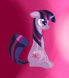 Size: 942x1071 | Tagged: safe, artist:whispersilk, twilight sparkle, g4, female, sitting, solo