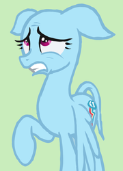 Size: 480x667 | Tagged: safe, artist:arrkhal, rainbow dash, g4, astartes pattern baldness, bald, balderdash, female, sad, solo