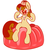 Size: 940x956 | Tagged: safe, artist:extradan, oc, oc only, oc:flan pone, food pony, original species, flan, pudding, solo