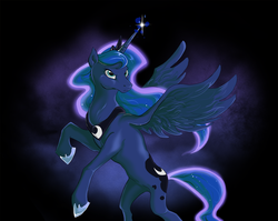 Size: 1469x1168 | Tagged: safe, artist:arube, princess luna, g4, female, solo