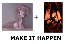 Size: 1337x796 | Tagged: safe, artist:mn27, pinkie pie, g4, angry pie, discorded, exploitable meme, kane, make it happen, meme, wwe