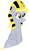 Size: 638x1090 | Tagged: safe, artist:partyars, derpy hooves, pegasus, pony, g4, female, mare, pharaoh, simple background, solo, white background