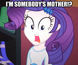 Size: 559x465 | Tagged: safe, edit, edited screencap, screencap, rarity, equestria girls, g4, my little pony equestria girls, cropped, female, image macro, open mouth, solo