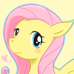 Size: 1000x1000 | Tagged: safe, artist:tetsukire, fluttershy, g4, female, pixiv, solo