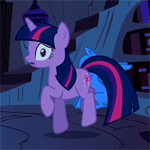 Size: 150x150 | Tagged: safe, screencap, twilight sparkle, pony, unicorn, g4, owl's well that ends well, season 1, animated, cute, female, gif, gif for breezies, jumping, lowres, mare, nervous, picture for breezies, prancing, solo, trotting, trotting in place, unicorn twilight