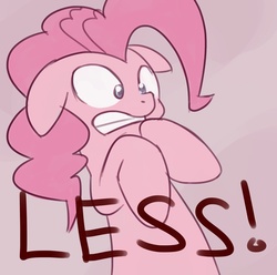 Size: 900x893 | Tagged: safe, artist:biscuitpone, pinkie pie, g4, female, reaction image, solo