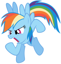 Size: 6129x6423 | Tagged: safe, artist:dentist73548, rainbow dash, g4, absurd resolution, female, simple background, solo, transparent background, vector
