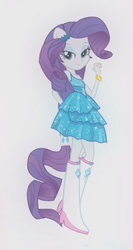 Size: 265x497 | Tagged: safe, rarity, equestria girls, g4, my little pony equestria girls, boots, bracelet, element of generosity, female, high heel boots, jewelry, looking at you, ponied up, ponytail, solo