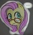 Size: 416x445 | Tagged: safe, fluttershy, g4, female, flutter-nerd, flutternerd, scrunchy face, solo