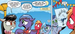 Size: 1062x489 | Tagged: safe, artist:andypriceart, big macintosh, leadwing, octavia melody, parish nandermane, earth pony, pony, g4, idw, spoiler:comic, spoiler:comic09, andy price, andy you magnificent bastard, comic, female, hoers, male, mare, realistic, self insertion, sketch, stallion