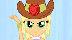 Size: 1023x573 | Tagged: safe, applejack, equestria girls, g4, my little pony equestria girls, female, solo