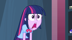 Size: 1023x572 | Tagged: safe, screencap, twilight sparkle, equestria girls, g4, my little pony equestria girls, faic, female, open mouth, reaction image, shocked, solo