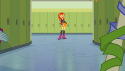 Size: 1023x575 | Tagged: safe, screencap, snails, snips, sunset shimmer, equestria girls, g4, my little pony equestria girls