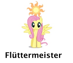 Size: 1871x1619 | Tagged: safe, fluttershy, g4, alcohol, cutie mark, female, german, jagermeister, logo, solo, text