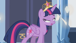 Size: 1920x1080 | Tagged: safe, screencap, twilight sparkle, equestria girls, g4, my little pony equestria girls, big crown thingy, female, solo, twilight sparkle (alicorn)