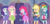 Size: 1024x499 | Tagged: safe, screencap, applejack, fluttershy, pinkie pie, rainbow dash, rarity, equestria girls, g4, my little pony equestria girls, exploitable, female, humane five, meme, pinkie has a crazy idea, template