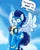 Size: 1200x1500 | Tagged: safe, artist:kp-shadowsquirrel, soarin', g4, blushing, clothes, flying, goggles, male, solo, uniform, wonderbolts