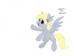 Size: 2000x1512 | Tagged: source needed, useless source url, safe, artist:equestria-prevails, derpy hooves, pegasus, pony, g4, circle, female, mare, simple background, solo, transparent background, whose line is it anyway