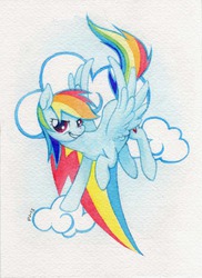 Size: 1280x1755 | Tagged: safe, artist:purmu, rainbow dash, g4, female, solo