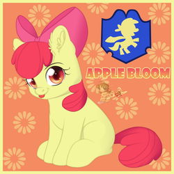 Size: 800x800 | Tagged: safe, artist:unisoleil, apple bloom, g4, :p, female, solo