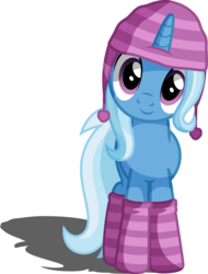Size: 3337x4400 | Tagged: safe, artist:austiniousi, trixie, pony, unicorn, g4, clothes, female, hat, mare, simple background, socks, solo, striped socks, transparent background, vector