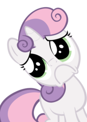 Size: 744x1052 | Tagged: safe, artist:drweb70, sweetie belle, g4, :c, female, simple background, solo, svg, transparent background, vector