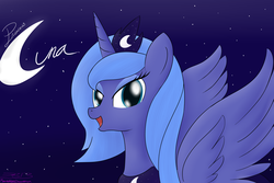 Size: 3000x2000 | Tagged: safe, artist:mikoruthehedgehog, princess luna, g4, female, s1 luna, solo